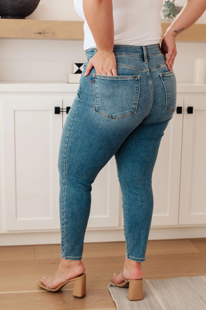 Bryant High Rise Thermal Skinny Jean - Kayes Boutique