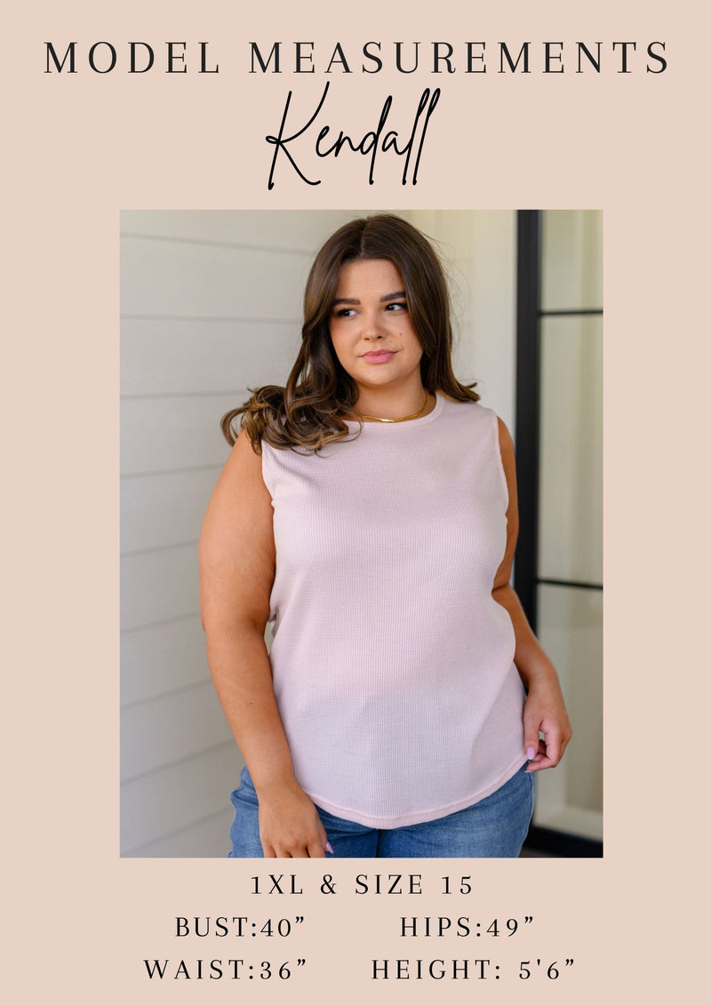 Fundamentals Ribbed Seamless Reversible Tank in Peach - Kayes Boutique