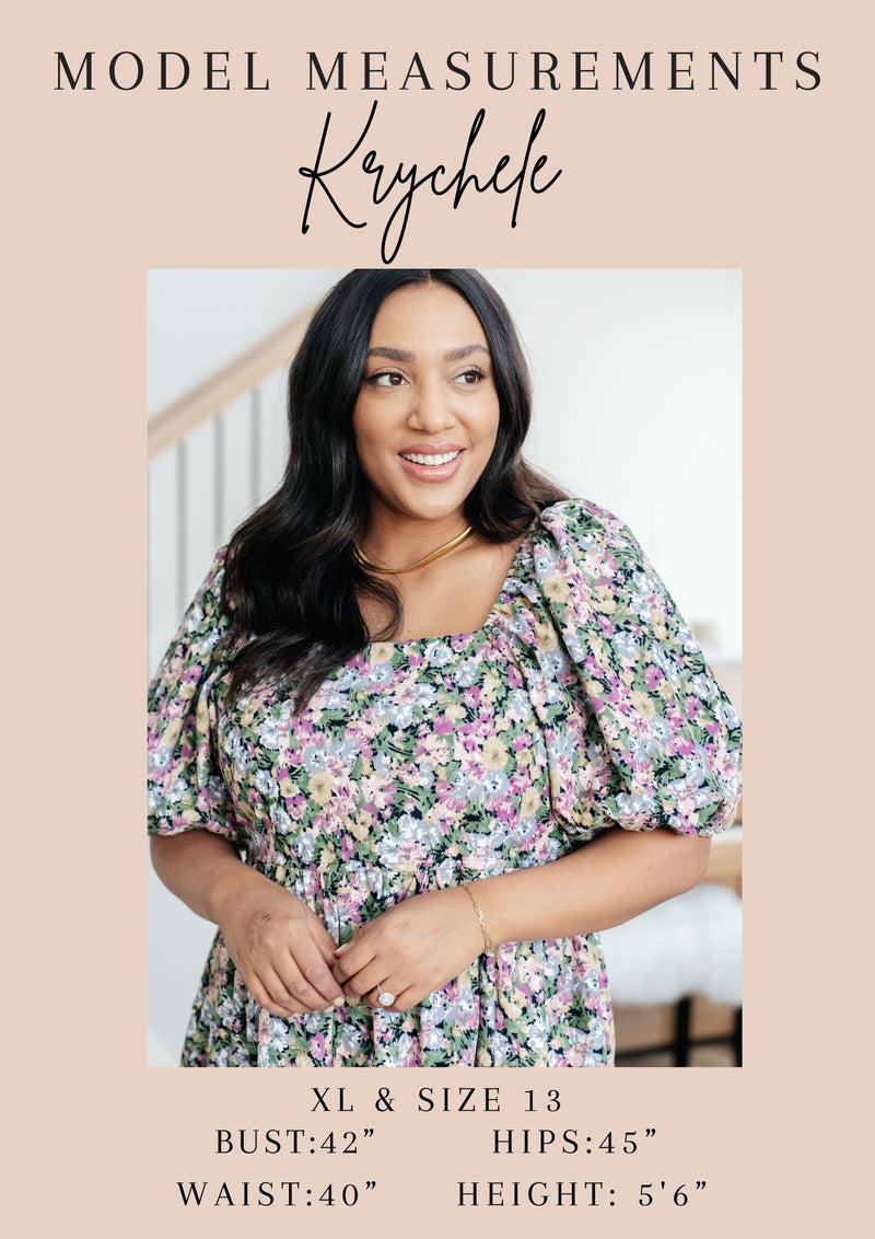 Dreamer Peplum Top in Navy and Lavender Animal Print - Kayes Boutique