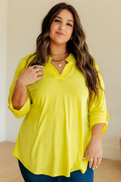Lizzy Top in Neon Yellow - Kayes Boutique