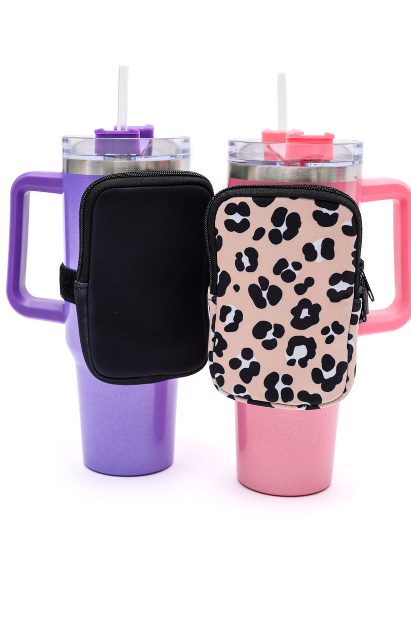 Tumbler Zip Pouch Sets in Assorted Colors