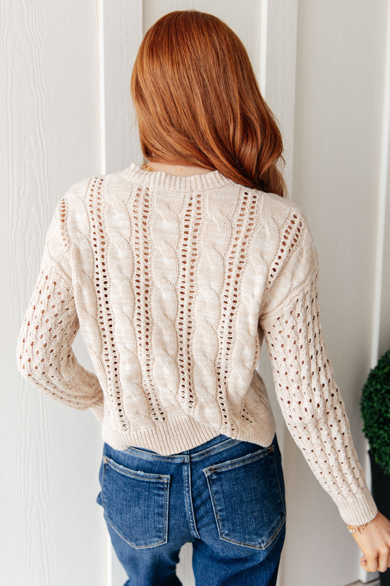 cable knit sweater - Kayes Boutique