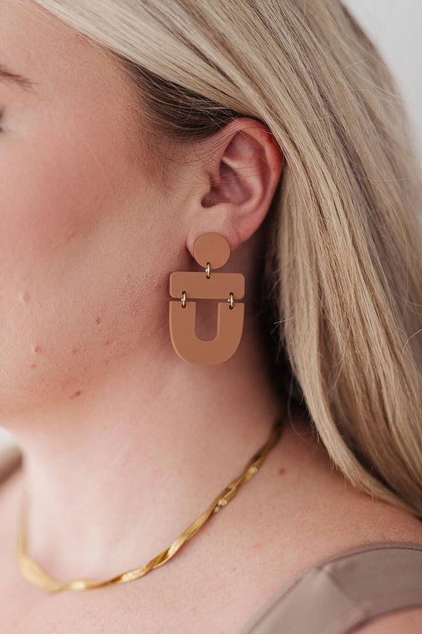 Dreamboat Earrings in Brown - Kayes Boutique