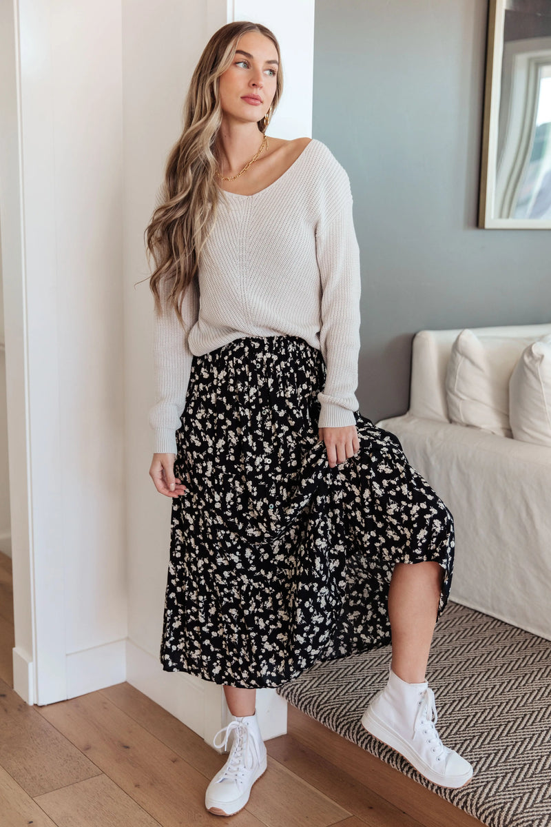 Fielding Flowers Floral Skirt - Kayes Boutique