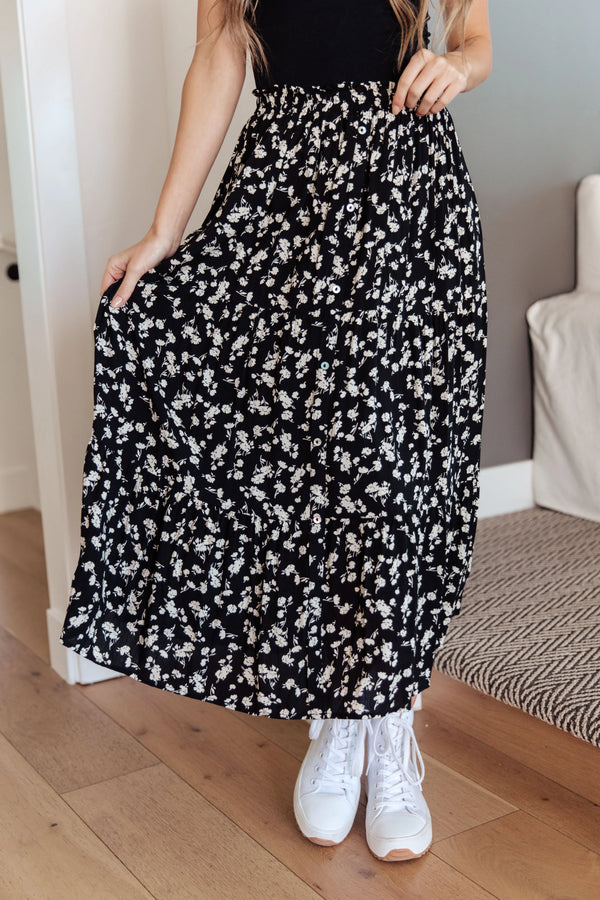 Kaye's boutique Fielding Flowers Floral Skirt