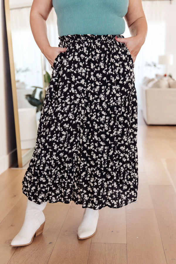 Kaye's boutique Fielding Flowers Floral Skirt