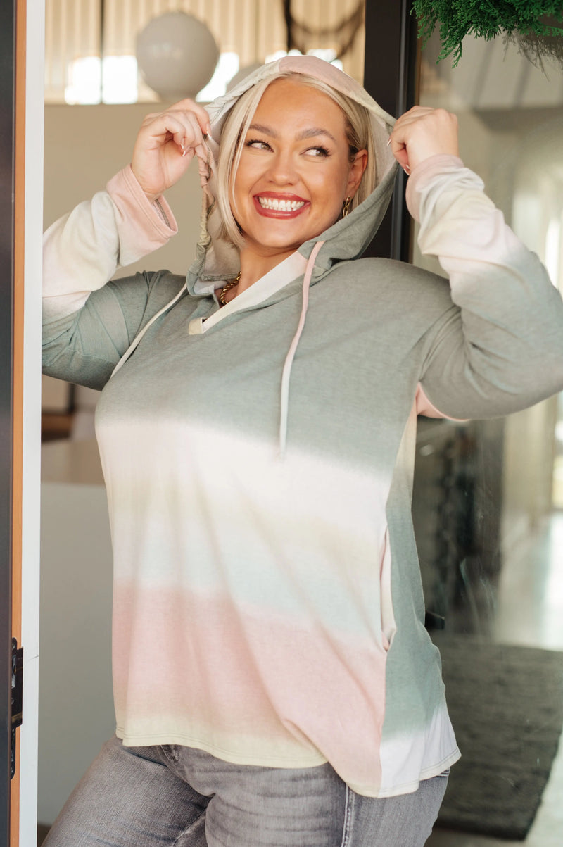 Hazy Horizon Ombre Hoodie - Kayes Boutique