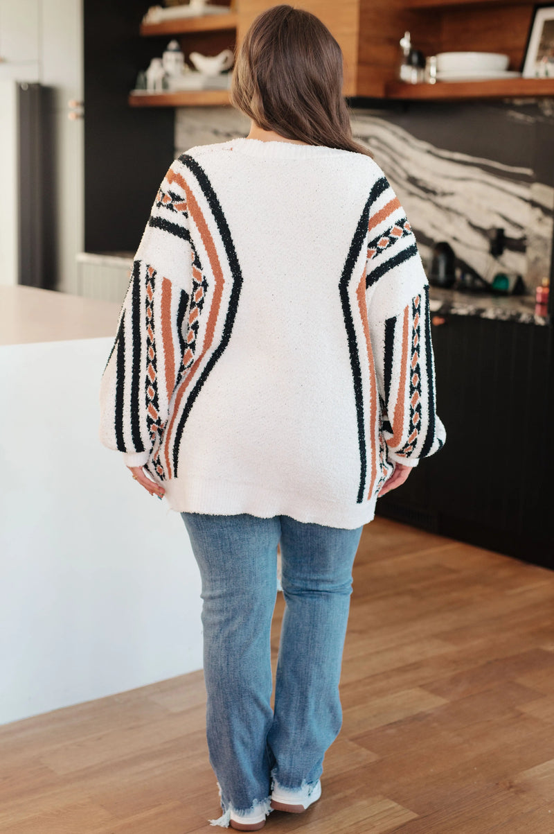Holding On Aztec Print Cardigan - Kayes Boutique