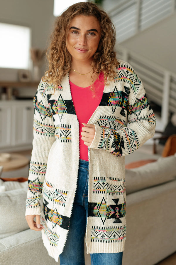 Kaye's boutique In the Nick Of Time Longline Cardigan