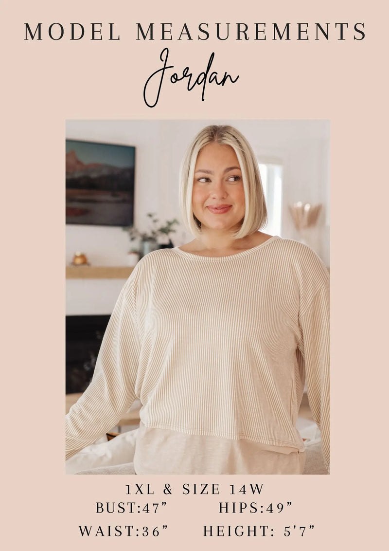 Kaye's boutique Calming Down Loose Knit Top