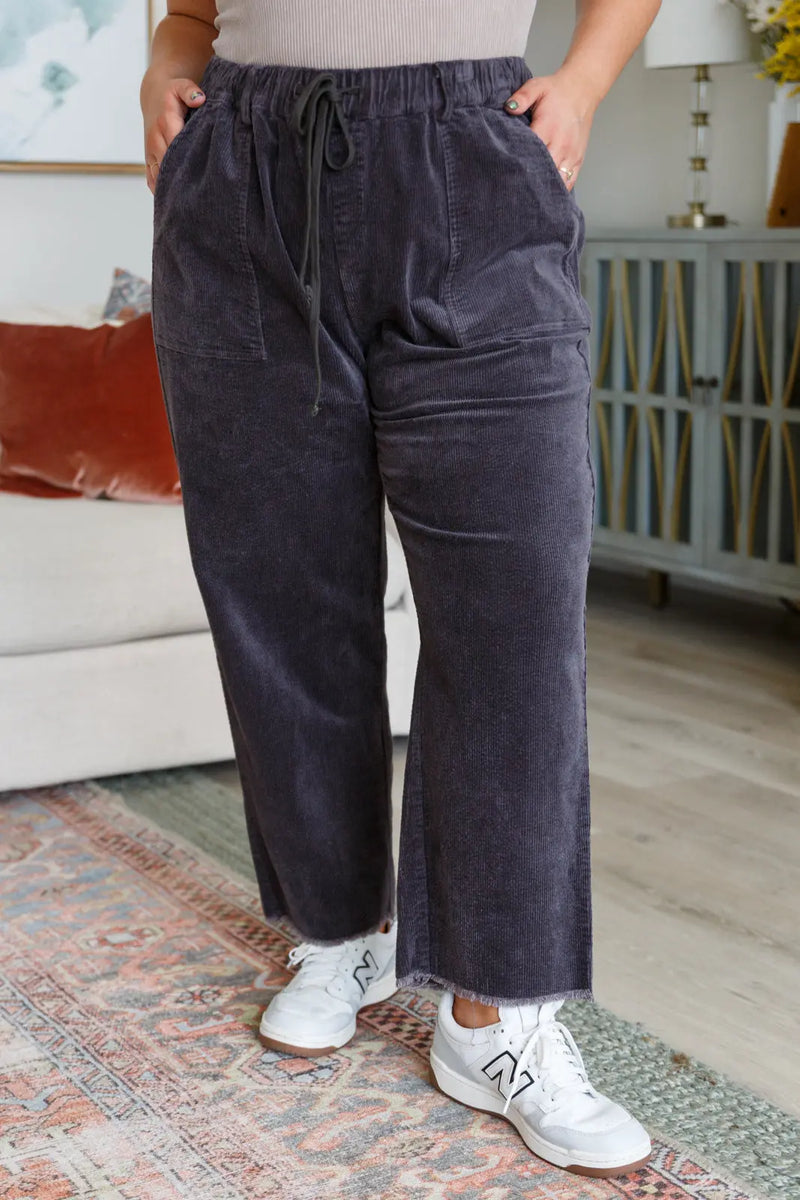 Less Confused Corduroy Pants - Kayes Boutique