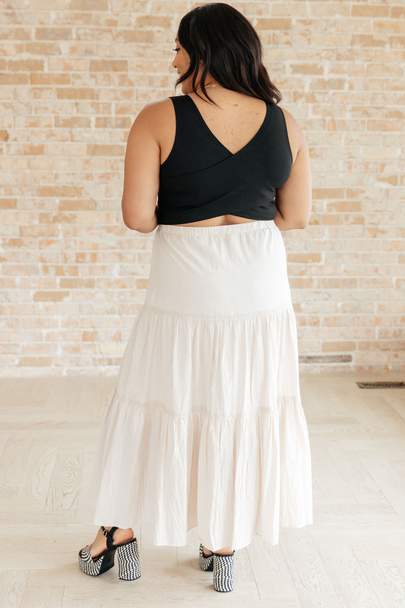 Let It Begin Tiered Maxi Skirt - Kayes Boutique