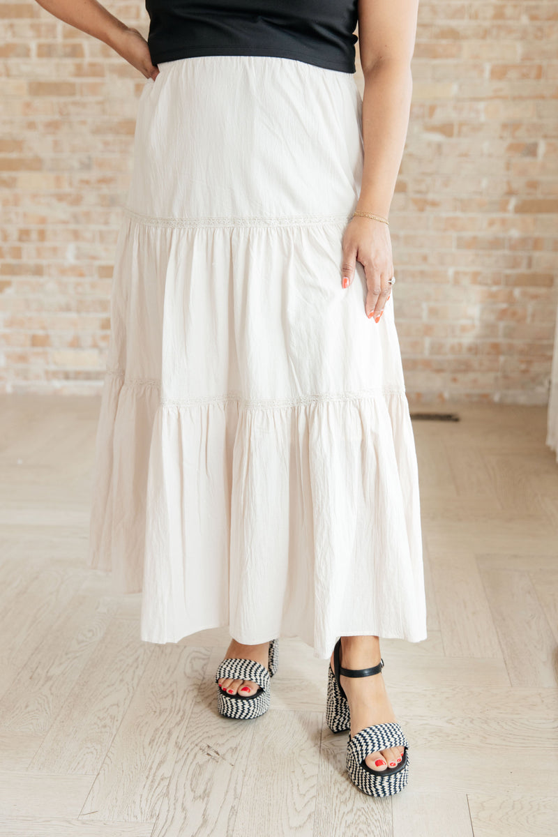 Let It Begin Tiered Maxi Skirt - Kayes Boutique