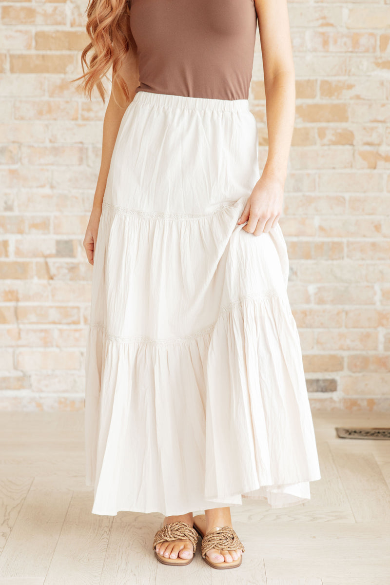 Let It Begin Tiered Maxi Skirt - Kayes Boutique