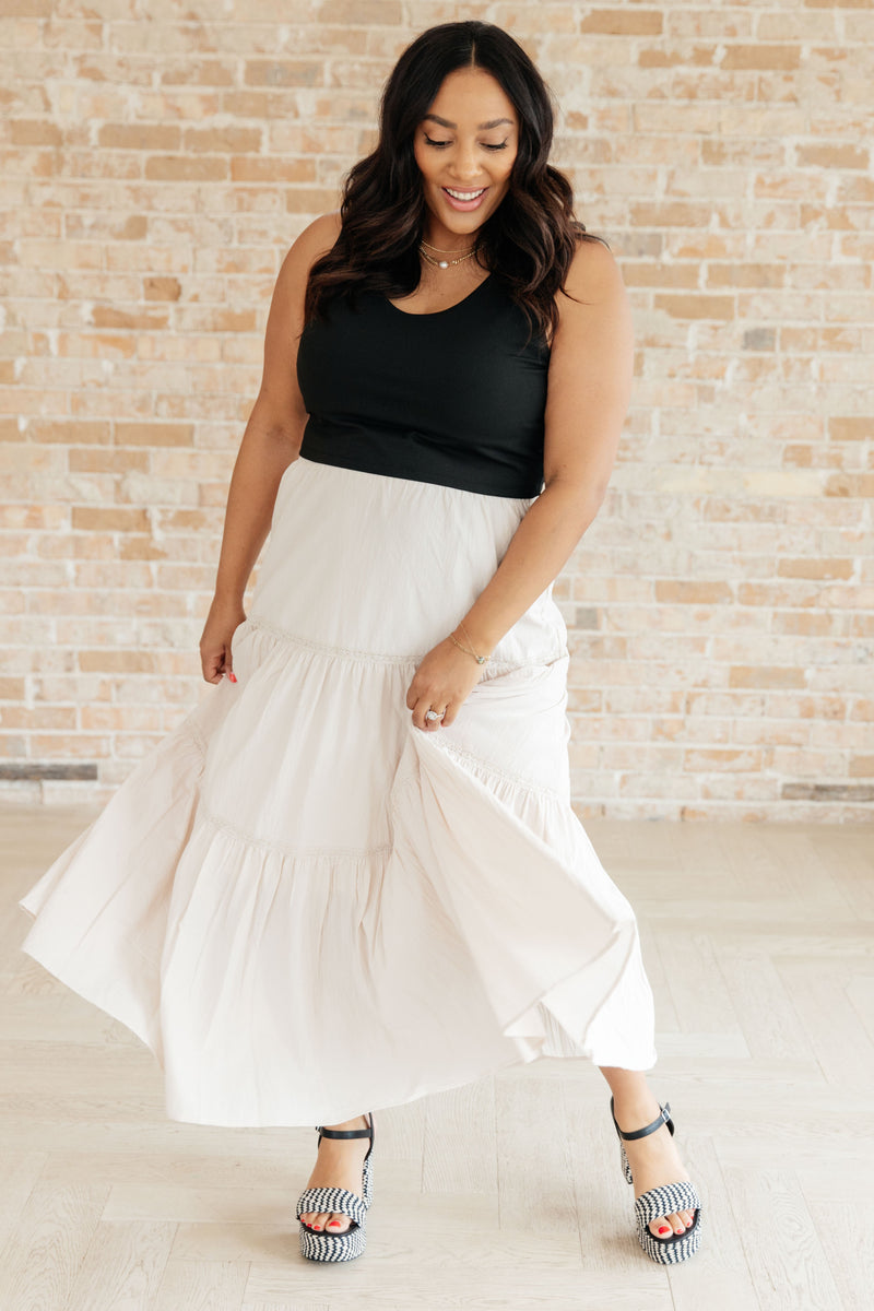 Let It Begin Tiered Maxi Skirt - Kayes Boutique