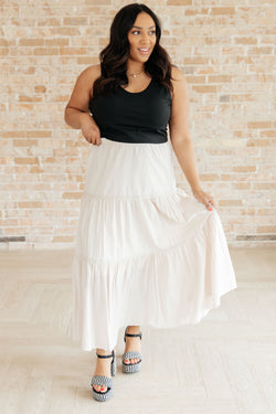 Let It Begin Tiered Maxi Skirt - Kayes Boutique