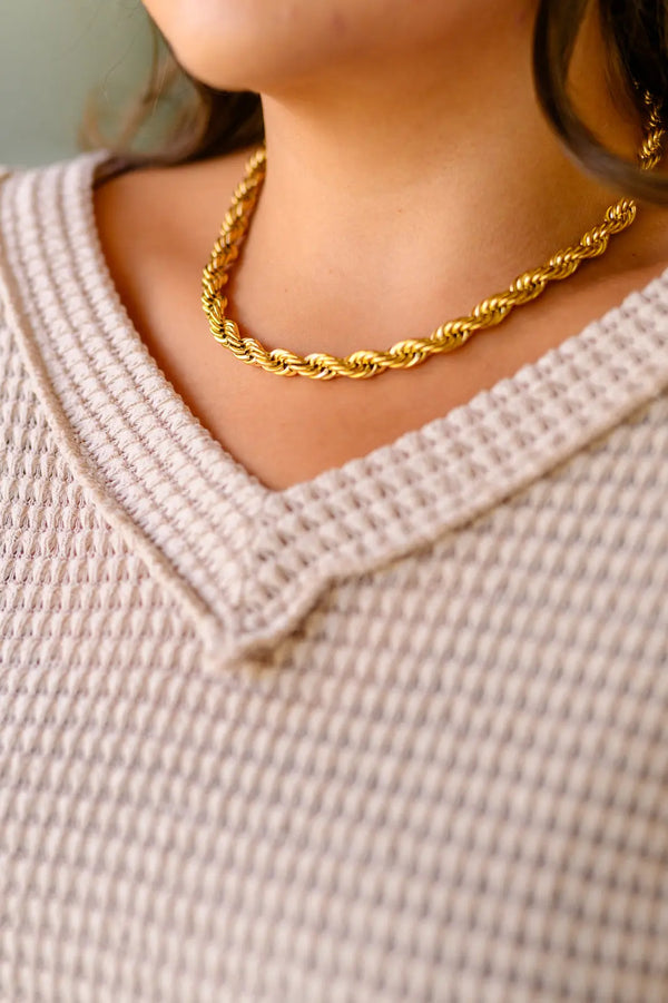 Midas Touch Classic Rope Chain - Kayes Boutique