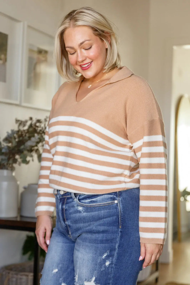 Memorable Moment Striped Sweater - Kayes Boutique