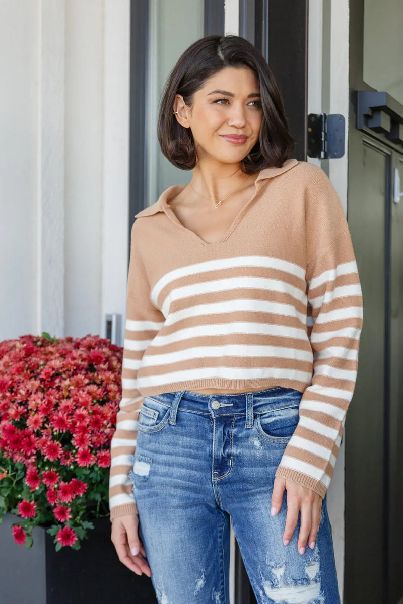 Memorable Moment Striped Sweater - Kayes Boutique