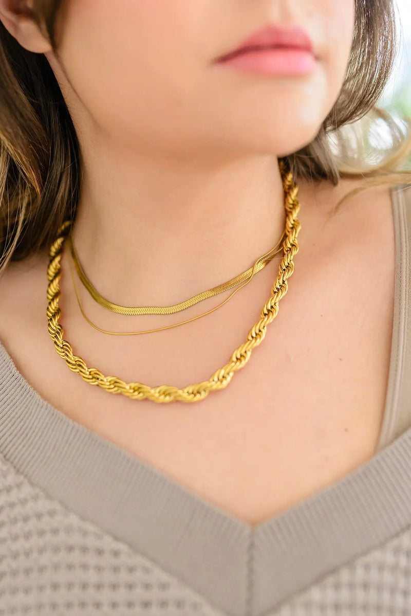 Midas Touch Classic Rope Chain - Kayes Boutique