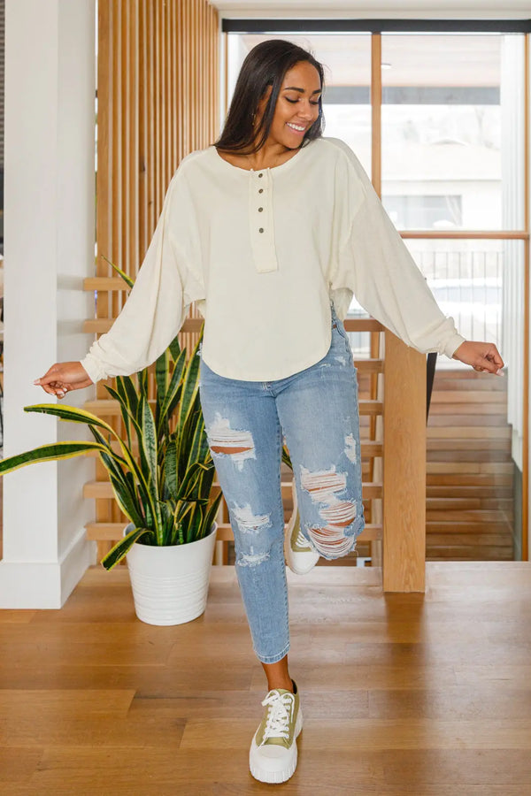 Osaka Top In Cream - Kayes Boutique